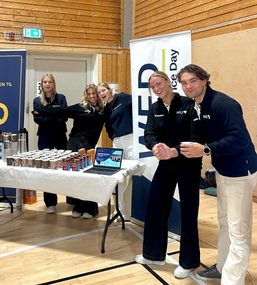 Members on stand